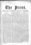 Press (London) Saturday 08 July 1865 Page 1