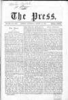 Press (London) Saturday 19 August 1865 Page 1