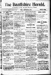 Banffshire Herald Saturday 08 September 1917 Page 1