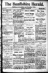 Banffshire Herald Saturday 11 May 1918 Page 1
