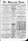 Sheerness Times Guardian Saturday 04 February 1871 Page 1