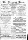 Sheerness Times Guardian Saturday 19 October 1872 Page 1