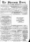 Sheerness Times Guardian Saturday 30 November 1872 Page 1