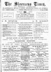 Sheerness Times Guardian Saturday 27 April 1878 Page 1
