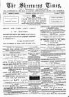Sheerness Times Guardian Saturday 22 June 1878 Page 1