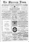 Sheerness Times Guardian Saturday 07 December 1878 Page 1