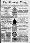 Sheerness Times Guardian Saturday 11 January 1879 Page 1