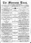 Sheerness Times Guardian Saturday 01 March 1879 Page 1
