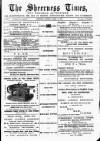 Sheerness Times Guardian Saturday 29 March 1879 Page 1