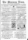 Sheerness Times Guardian Saturday 21 May 1881 Page 1