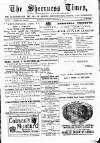 Sheerness Times Guardian Saturday 24 December 1881 Page 1