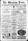 Sheerness Times Guardian Saturday 11 March 1882 Page 1