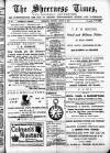Sheerness Times Guardian Saturday 19 August 1882 Page 1