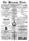 Sheerness Times Guardian Saturday 31 March 1883 Page 1