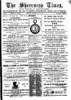Sheerness Times Guardian Saturday 28 July 1883 Page 1