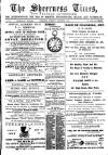 Sheerness Times Guardian Saturday 01 September 1883 Page 1