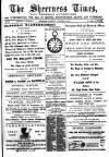 Sheerness Times Guardian Saturday 15 September 1883 Page 1