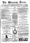 Sheerness Times Guardian Saturday 27 October 1883 Page 1