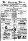 Sheerness Times Guardian Saturday 24 November 1883 Page 1