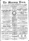 Sheerness Times Guardian Saturday 16 January 1886 Page 1