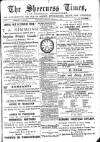Sheerness Times Guardian Saturday 06 February 1886 Page 1