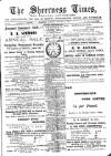Sheerness Times Guardian Saturday 11 September 1886 Page 1