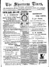 Sheerness Times Guardian Saturday 06 November 1886 Page 1