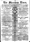 Sheerness Times Guardian Saturday 01 January 1887 Page 1