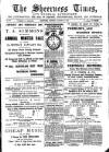 Sheerness Times Guardian Saturday 22 January 1887 Page 1