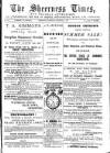 Sheerness Times Guardian Saturday 03 September 1887 Page 1