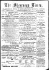 Sheerness Times Guardian Saturday 26 November 1887 Page 1