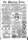 Sheerness Times Guardian Saturday 10 March 1888 Page 1
