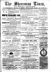 Sheerness Times Guardian Saturday 02 March 1889 Page 1