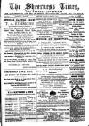 Sheerness Times Guardian Saturday 27 April 1889 Page 1