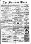 Sheerness Times Guardian Saturday 29 June 1889 Page 1