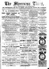 Sheerness Times Guardian Saturday 30 November 1889 Page 1