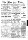 Sheerness Times Guardian Saturday 06 September 1890 Page 1