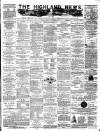 Highland News Monday 08 December 1884 Page 1