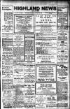 Highland News Saturday 31 January 1914 Page 1