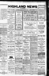 Highland News Saturday 03 October 1914 Page 1