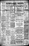Highland News Saturday 30 January 1915 Page 1