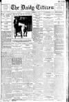Daily Citizen (Manchester) Thursday 06 November 1913 Page 1