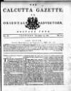 Calcutta Gazette