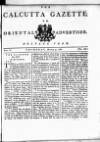 Calcutta Gazette