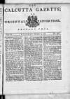 Calcutta Gazette