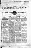 Calcutta Gazette Thursday 28 January 1790 Page 1