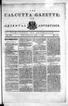 Calcutta Gazette Thursday 01 April 1790 Page 1