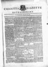 Calcutta Gazette Tuesday 30 October 1792 Page 1