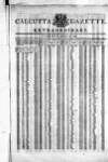 Calcutta Gazette Tuesday 22 January 1793 Page 1