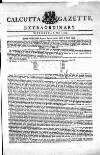 Calcutta Gazette Wednesday 01 May 1793 Page 1
